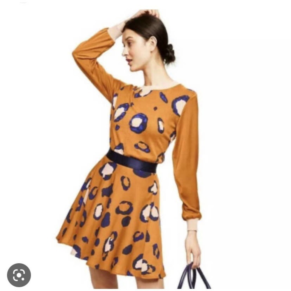 Phillip Lim Cheetah Orange Blue Mini Skirt 6